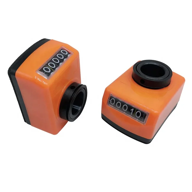 High-accuracy Digital Position Indicator 0914-1.0-I-O-A Orange and Black Counter