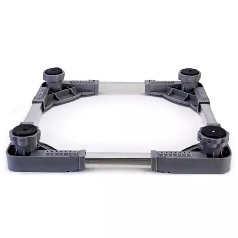 Подвижная Регулируемая подставка для холодильника кронштейн стиральной машины с подъемными ножками и колесными тормозами