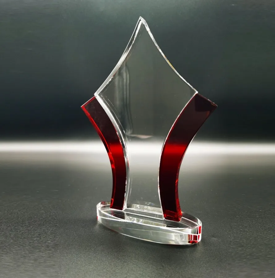 Music Award Trophy Wholesale Blank Crystal Customized Music Note Festival Crystal Glass Souvenir Trophy