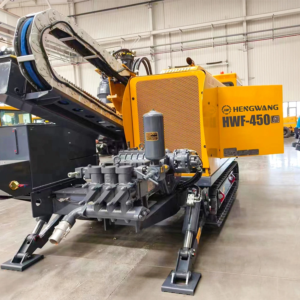 Mini buried wire trenchless Machine HWF460 Horizontal Directional Drilling Rig Machine 450KN Hengwang HDD with Tool Kits
