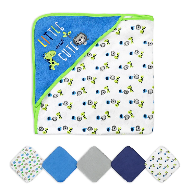 Printed Gauze Handkerchief Cotton Baby Small square Handkerchief Baby Muslin Saliva Towel