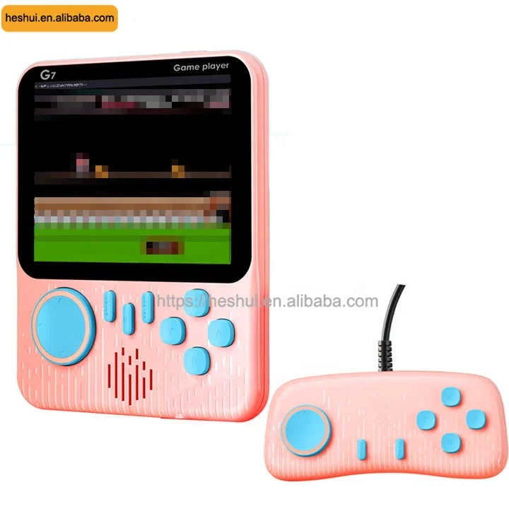 Wholesale Cheap G7 Handheld Consoles Handheld Video Game 2 Player Mix 666 Games In 1 Retro Players Console