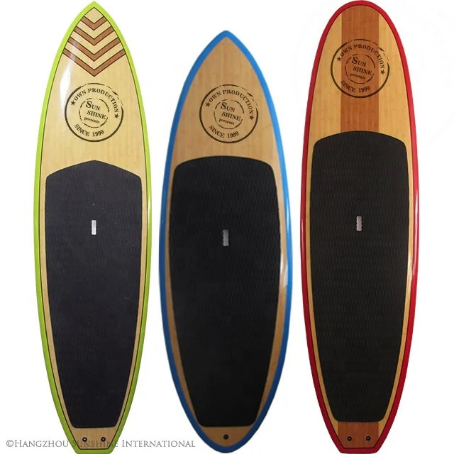 
Wholesales Beautiful Bamboo SUP Stand Up Paddle Boards 