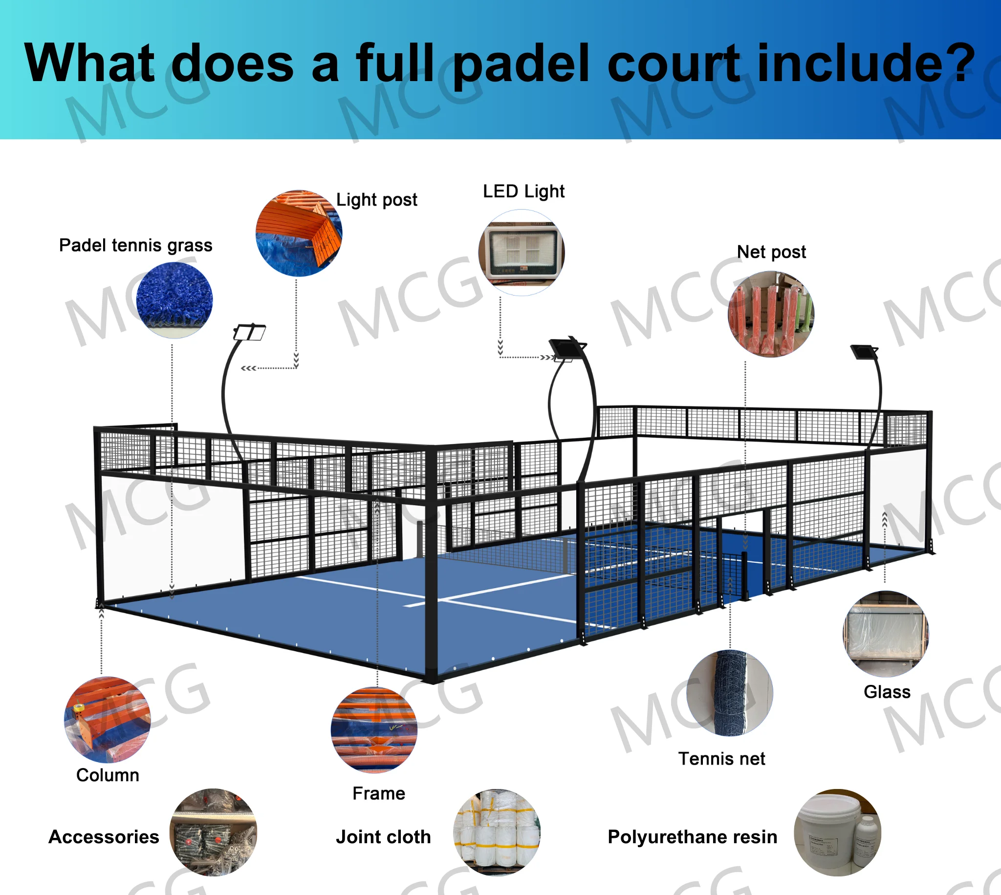 Padel-tennis-court Indoor Outdoor Cancha De Padel Tennis Court Panoramic Paddle Tennis Floor System