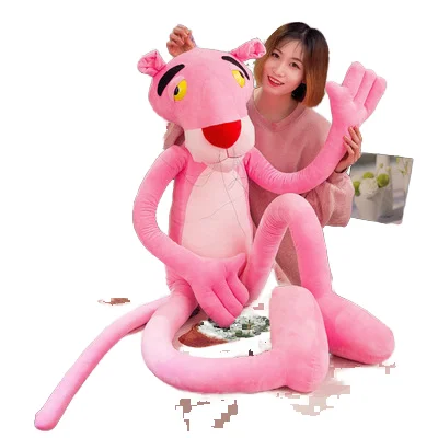 HL Factory Wholesale Large  Cartoon  60/80/100/130/160/180 cm  New Plush Animal Toys Pink Panther Plush Toys for Children gift