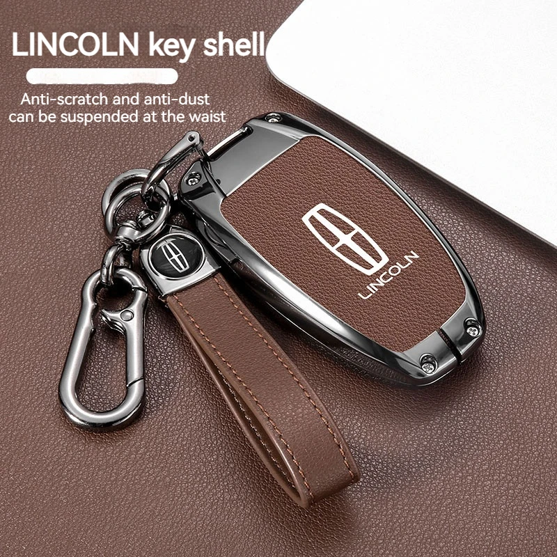 Чехол для автомобильного ключа из цинкового сплава чехол Lincoln Continental MKC MKZ MKX Navigator Z Nautilus Aviator Corsair 2017 2018 2019 2022