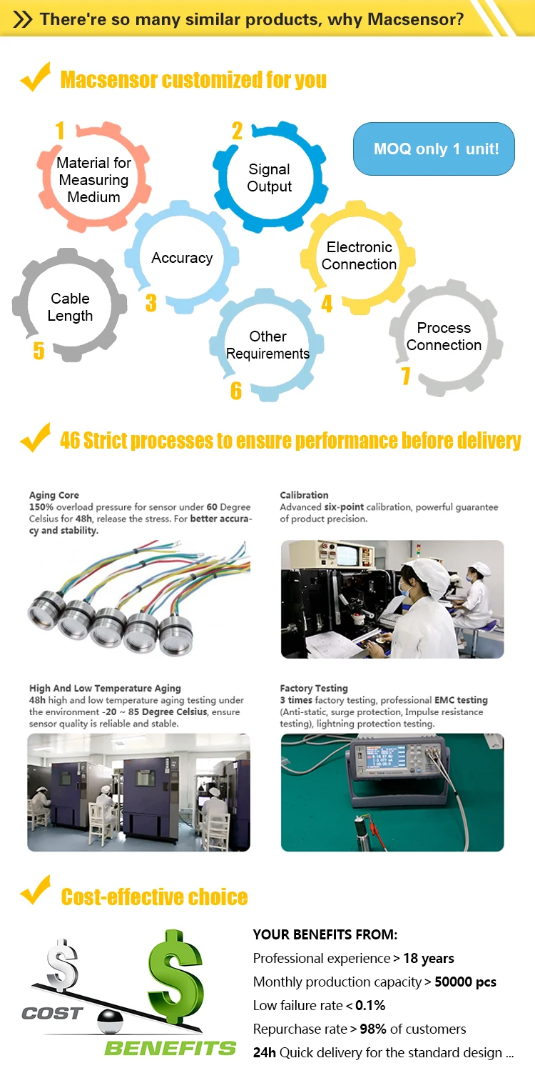 Submersible Water Tank Level Liquid Level Depth Gauge Digital Indicator Detector Sensor Probe