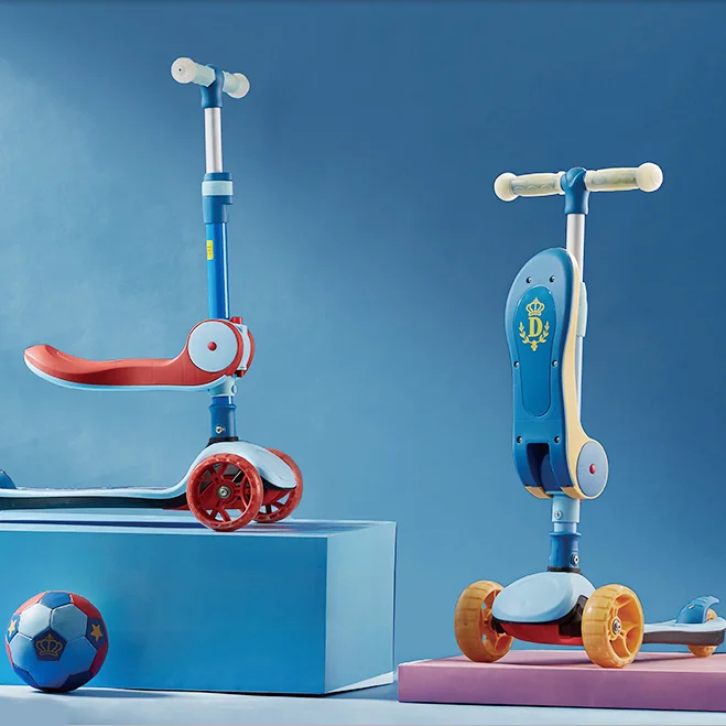 CL adjustable height kids scooter with 3 wheels