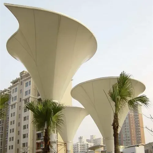 Современный высокопрочный PVDF навес для отдыха на открытом воздухе в саду и зале