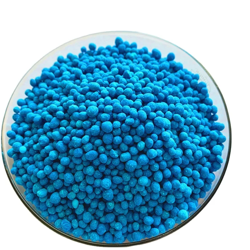 Hot sales NPK 12 12 17 +TE blue granules fertilizer