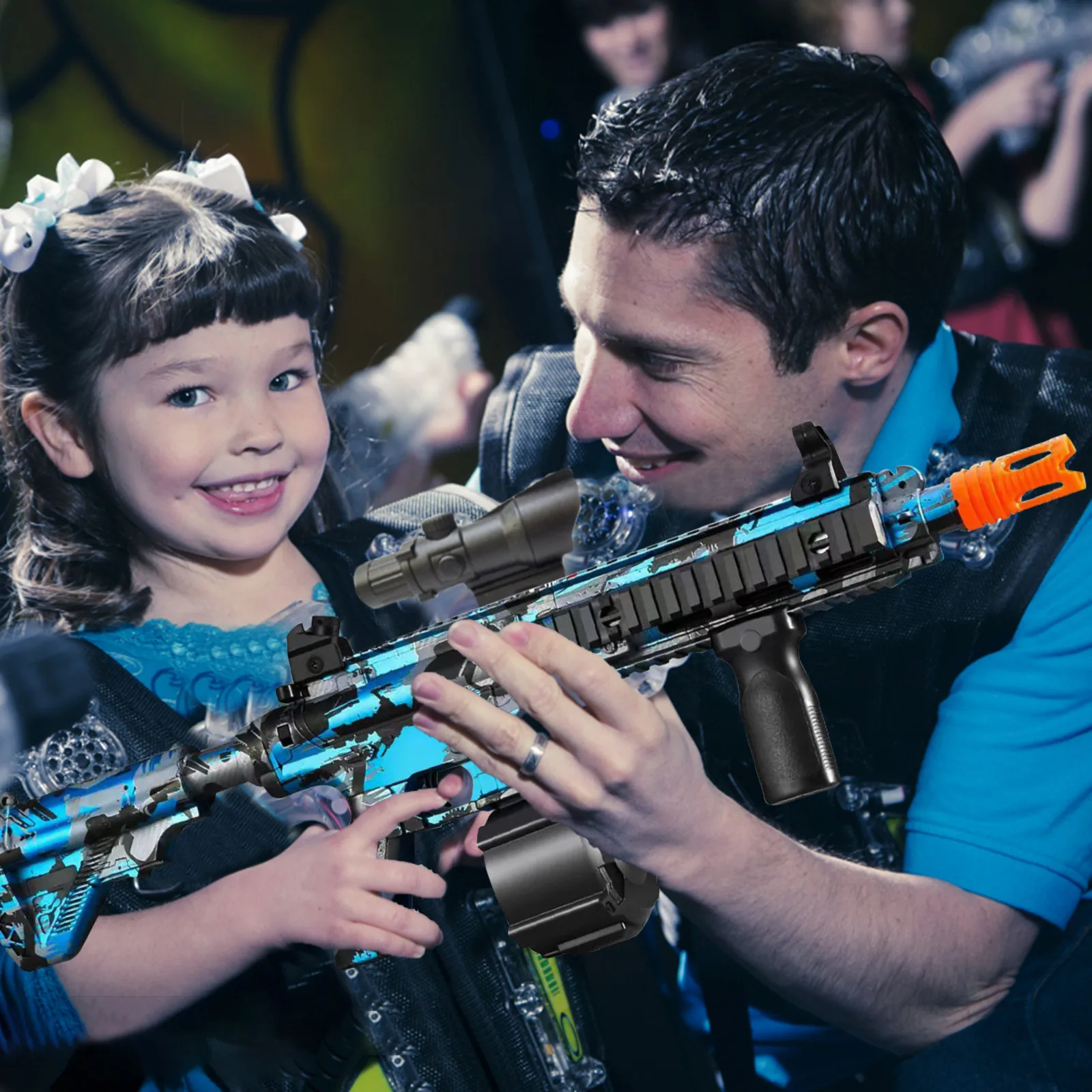 Новый M416 брызги пистолет 2-в-1 гель мяч Blaster с 15000 eco-friendly в воде, детские игрушки, игрушки для улицы