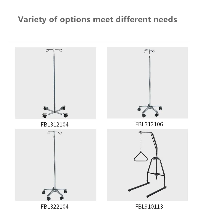 Bliss Medical Portable Telescopic Tripod IV Pole Stand Adjustable Infusion Stand Convenient And Durable Drip Stand