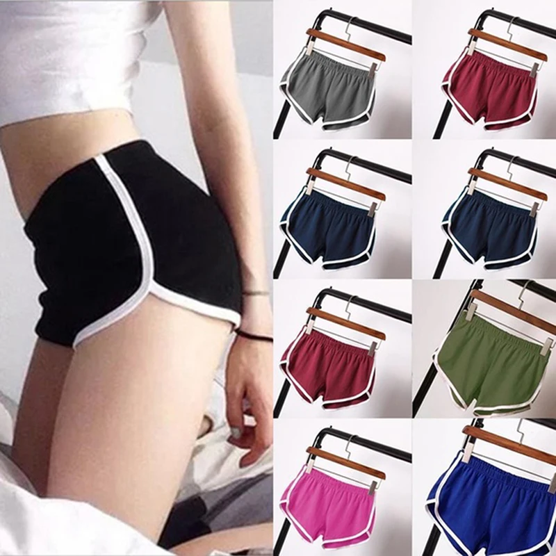 Summer Exercise Gym Bottoms Women Yoga Pants Professional Sports Running Workout Black Training Shorts