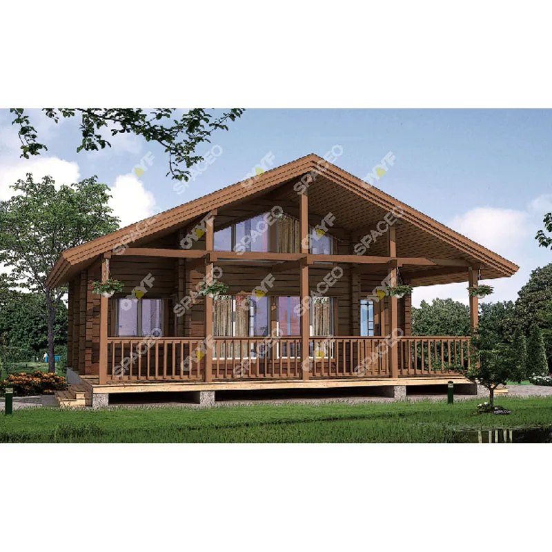 OYYF Comfortable Ready Made House Apartment Construction Prefabricated log Wooden Houses