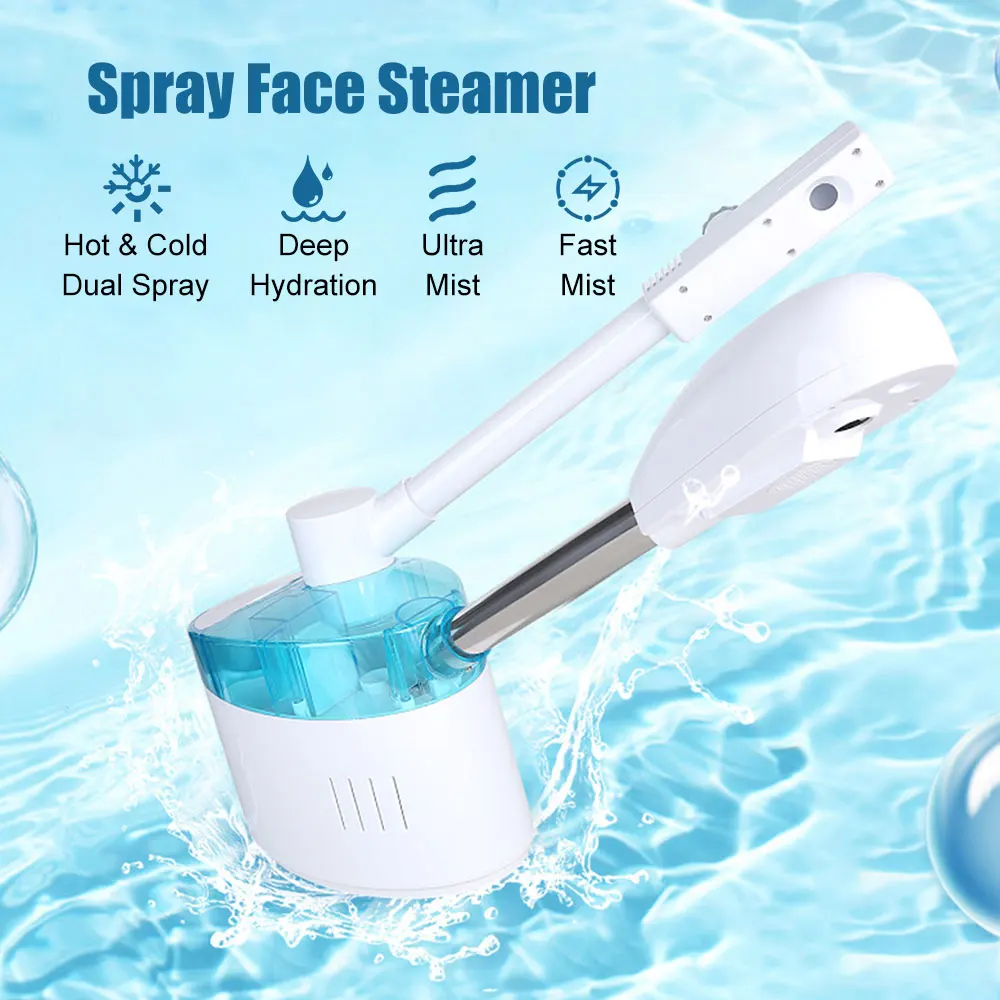 High Pressure Spray Jet,  Oxygen Injector Facial Beauty Face Steamer Hot and Cold  Facial Steamer/