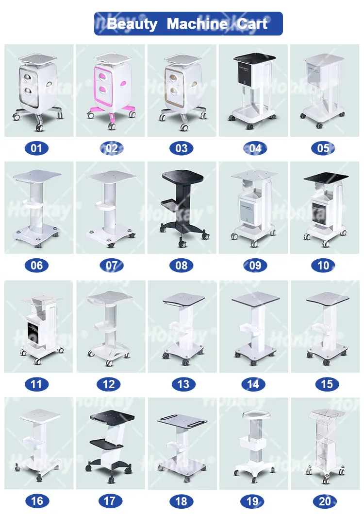 Stainless steel salon trolley beauty carts for nail equipment/ tools storage hair trolley