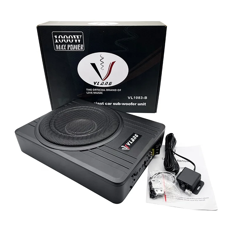 GELONG Car Audio 8 inch 10 inch mono high power ultra thin subwoofer source factory manufactured