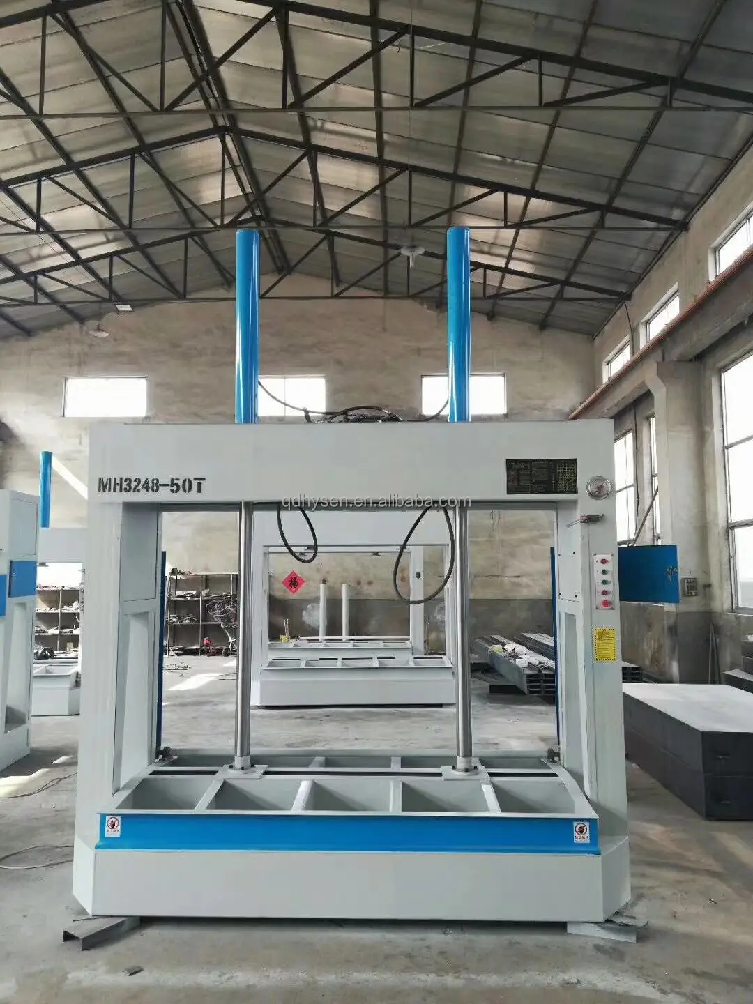 CHINA HYSEN Door Press Machine Hydraulic Cold 50T Wood Cold Press Machine Hydraulic Press For Wooden Door