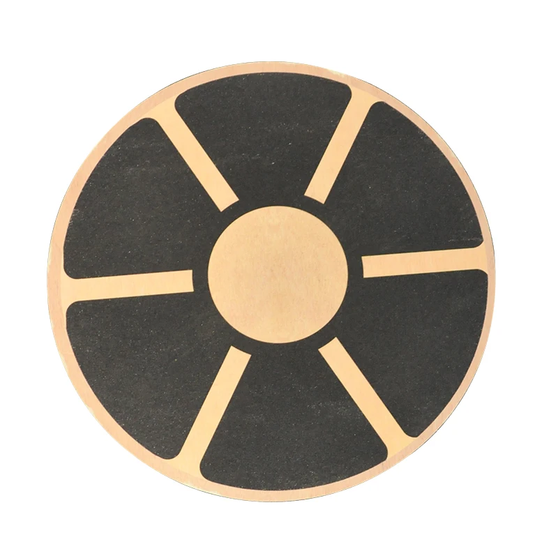 Wooden home baby play gym yoga equipment fitness balance board wood disc balancing physical training plate