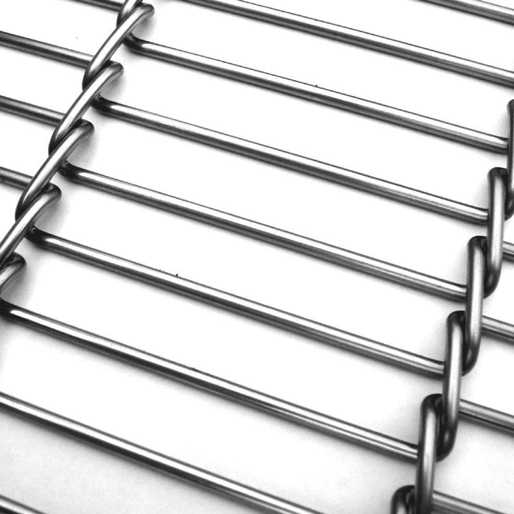 304 316 SS Wire Mesh Conveyor Belt For Space Divider mesh coil fabric chain mesh metal coil drapery metal fabric