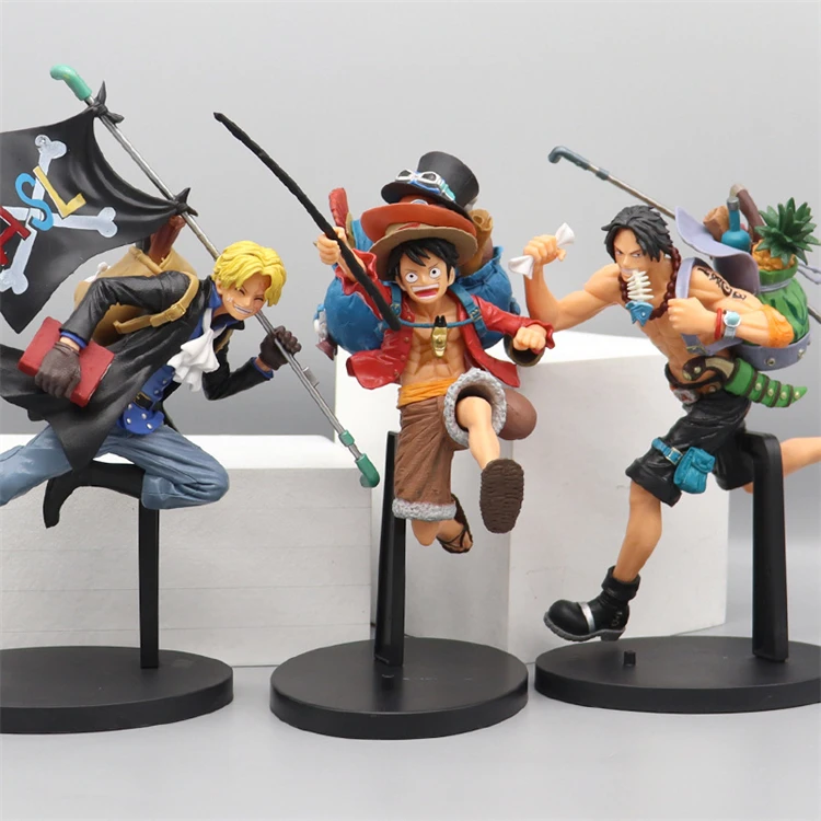 Wholesalers 3pcs/Set Anime Figure High Quality One Pieces Figure Anime Action Figures for Kids