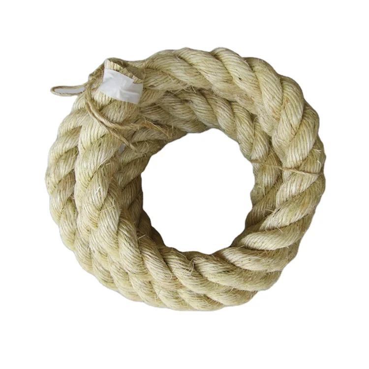 Jute Rope Factory Direct Supply Twisted Manila Rope 100% Hemp Twisted Braided Cotton Rope