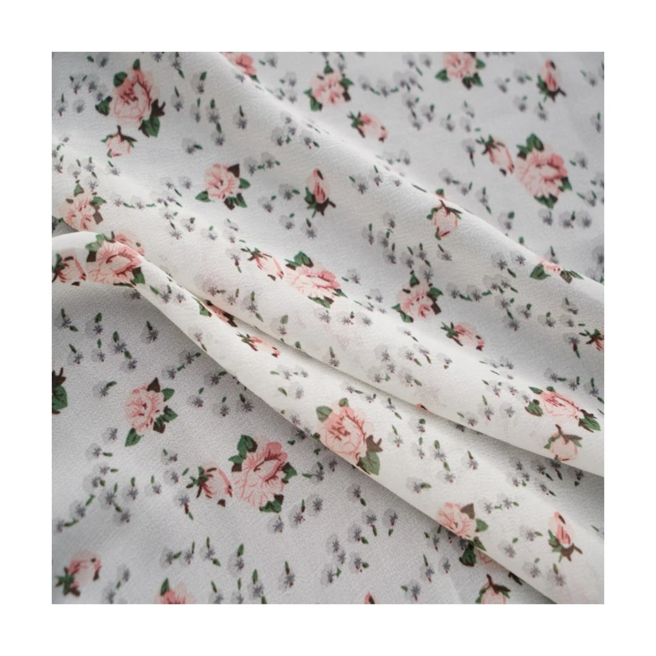 Hot Sale Customizable Printing Microfiber Elegant Natural Style Fabrics Wholesale