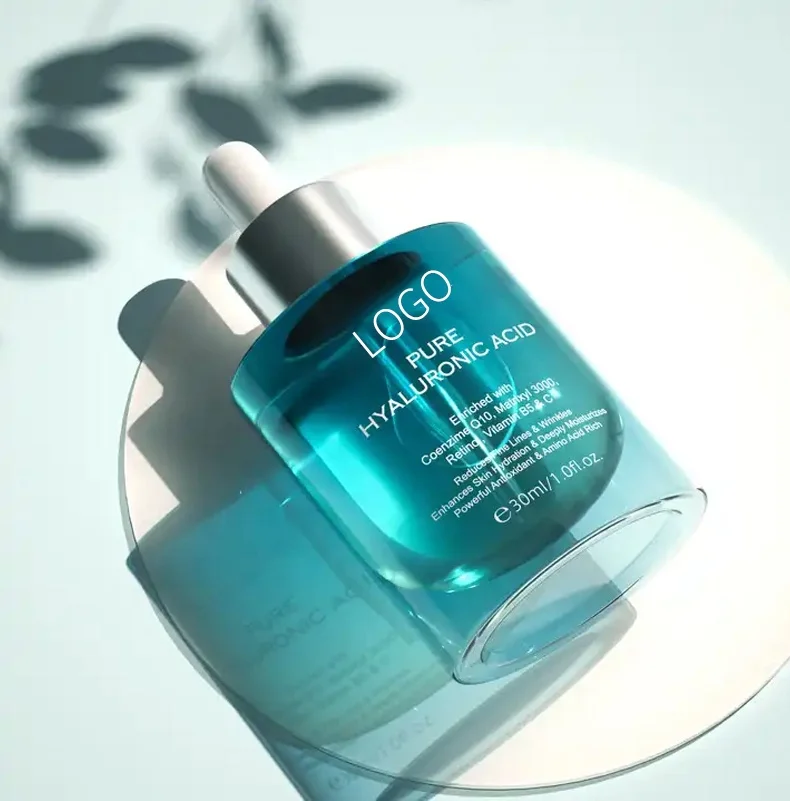 Private label Korea face skin care serum vitamin c hyaluronic acid,moisturizing anti wrinkle hyaluronic acid serum
