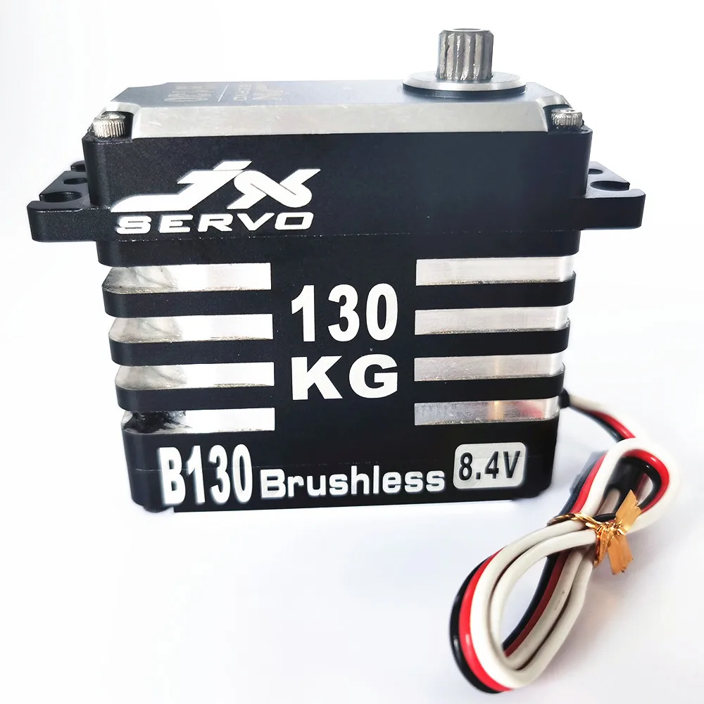 JX B130 full metal 8.4V high torque Brushless 130kg.cm servo