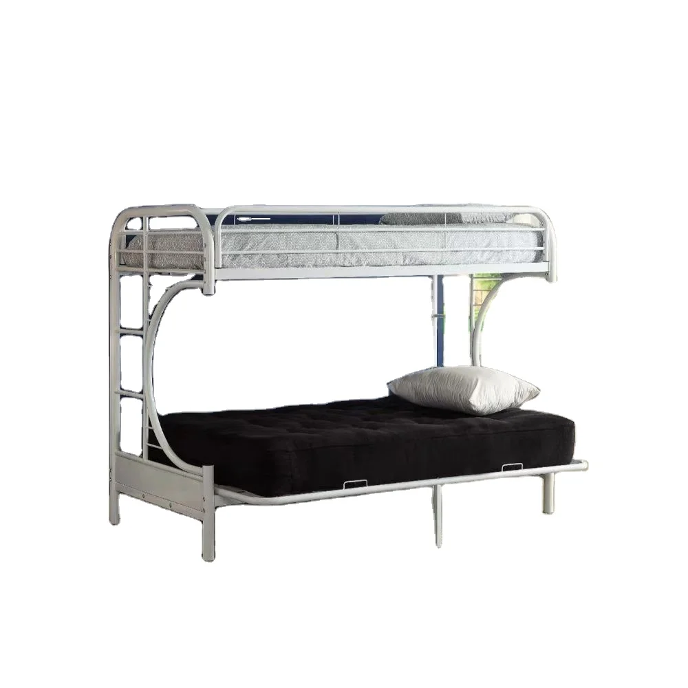 China manufacturer directly steel bunk beds Bedroom sofa plus beds double layer beds with guard rails for wholesale