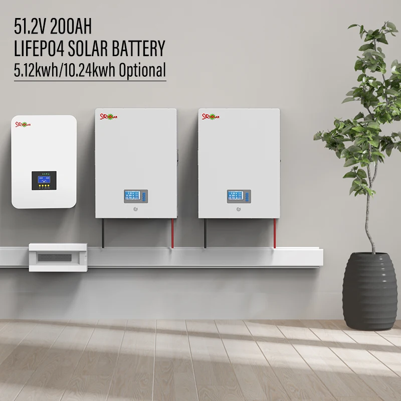 Wall Mount Lifepo4 5kw 10kw Off-Grid Solar System for Home 220V Industrial Application 10000W Load Power Generation