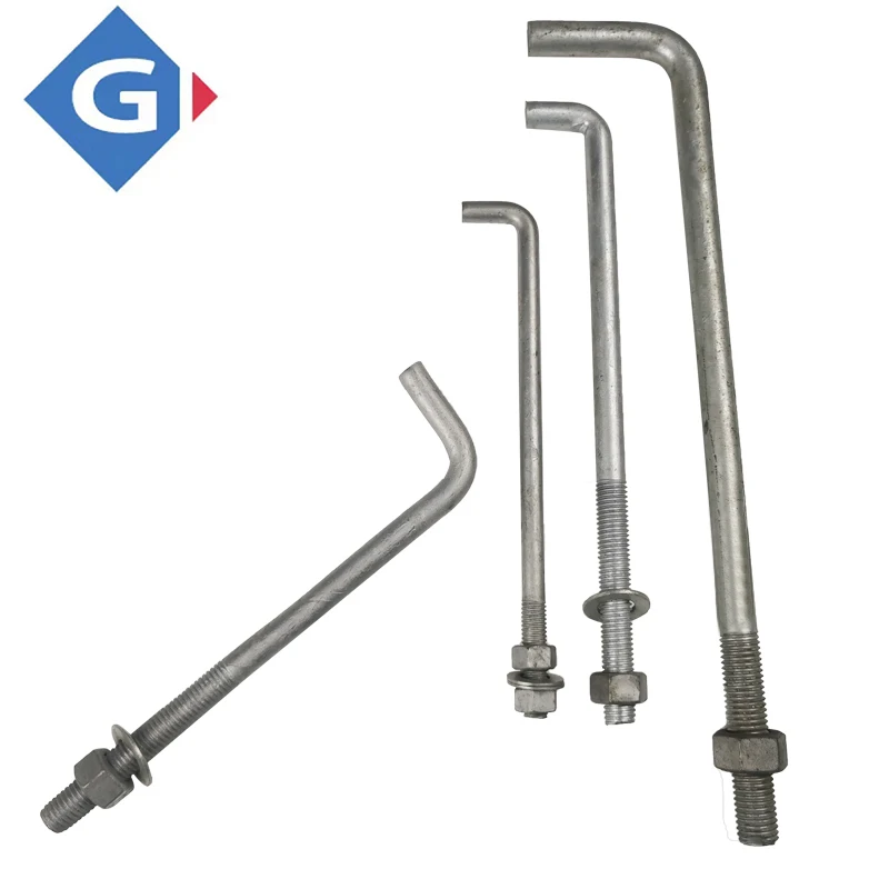 Formwork Accessories Forming Wall System L Shape Anchor Bolts For Building Construction