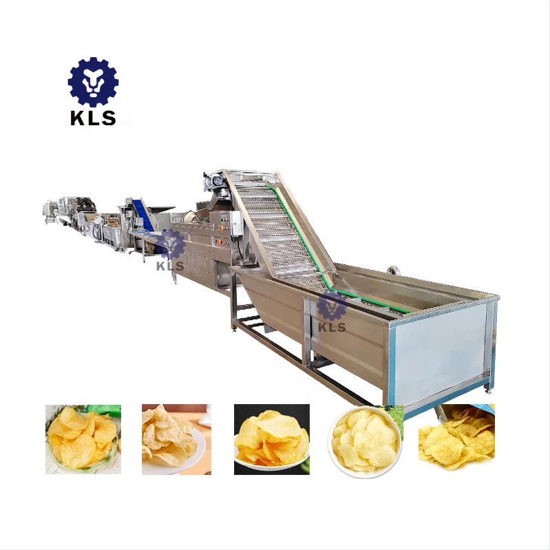 KLS Potato chips production line Fully automatic potato chips production line 400kg/h potato chips production line