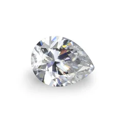 Manufacturers direct  waterdrop pear cut GH color VVS clarity moissanite stone diamond