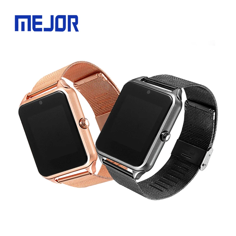 Golden metal bracelet Z60 mobile watches HD usb sports wrist band W9 wearfit phone smart watch