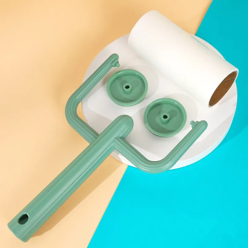 Plastic Handle Detachable Adhesive Paper Cleaning Removal Brushes Pets Hair Roller Removal