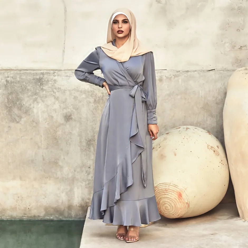 Dubai Abaya Muslim Fashion  Dress Turkey Islam Clothing African Maxi Dresses For Women Vestido Robe Musulman De Mode