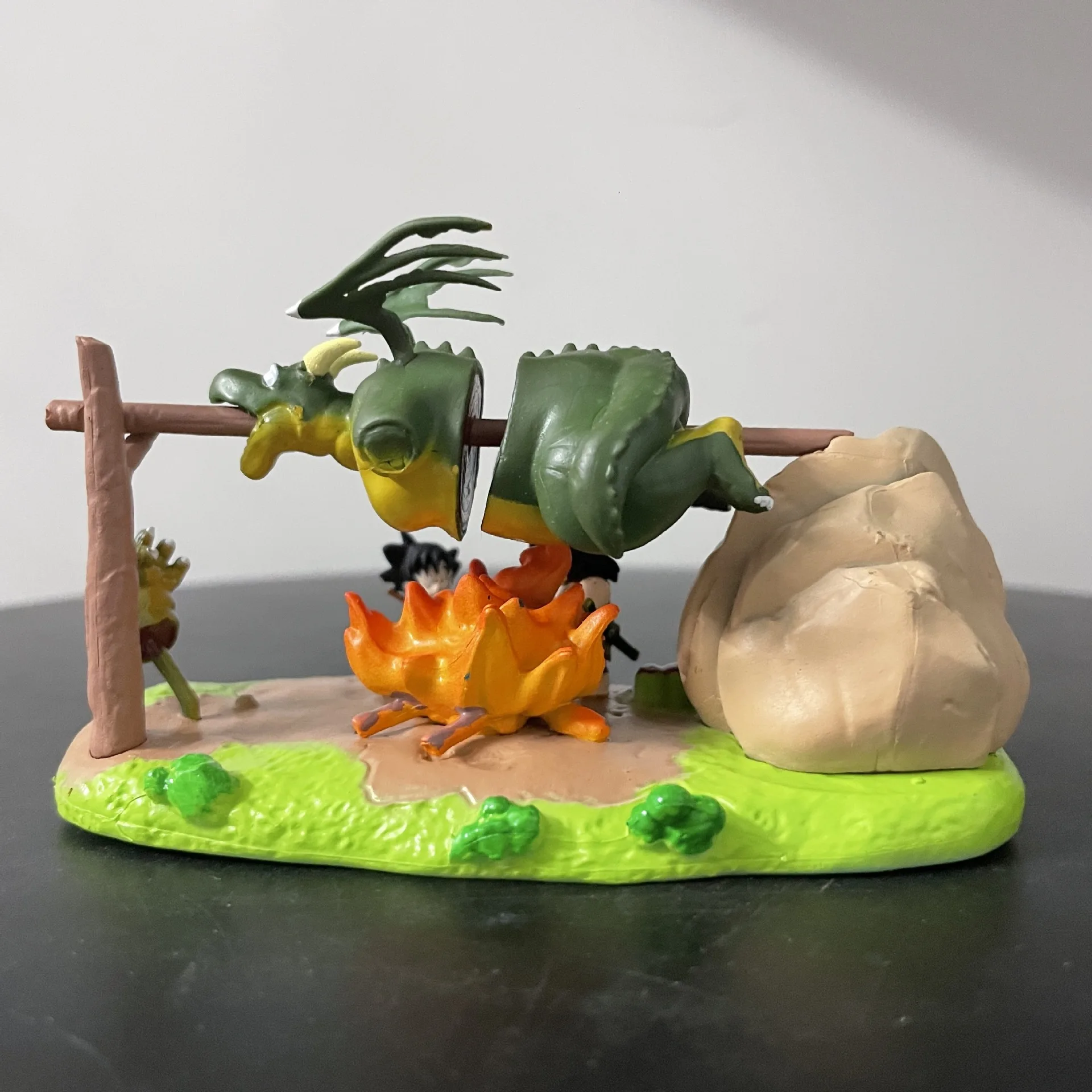 New Arrival DBZ Statue Cymbal Yajirobe Dragon Toy Comic 9CM PVC Action Collection Anime Figures Dragon