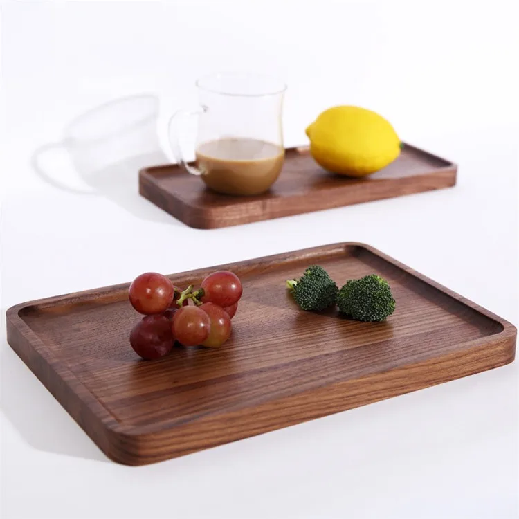 
Custom Manufacture Wholesale Wood Breakfast Serving Organizing Tray 