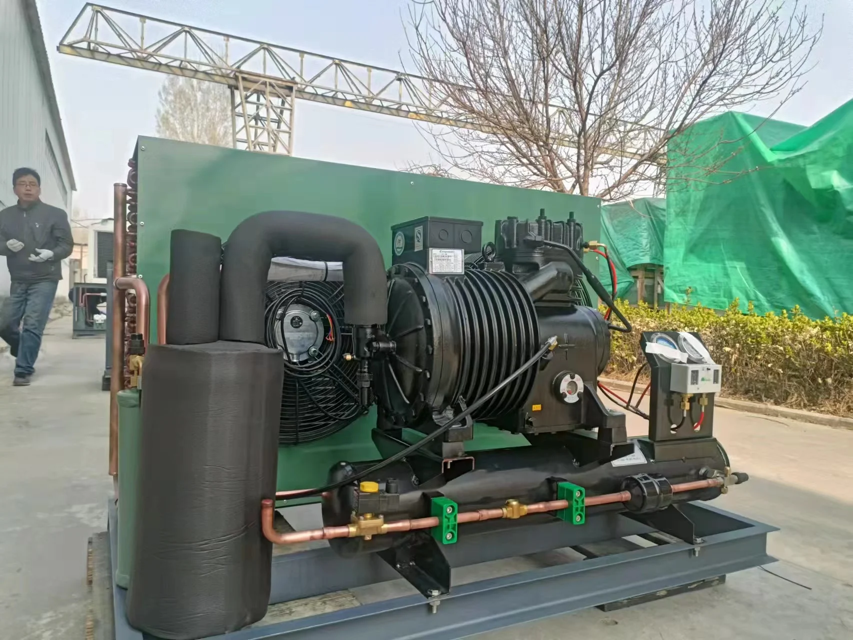 2022 New Arrival R134A Emerson 2Ton Scroll Condensing Unit Medium Temp Unit of Copeland For Mobile Base Station Refrigeration