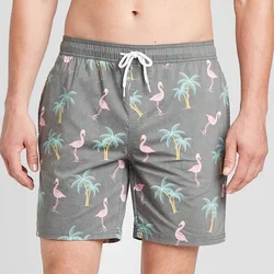 Custom Sublimation Palm Printed New Style Beach Surf Wear Swimwear Manufactures of Board Shorts