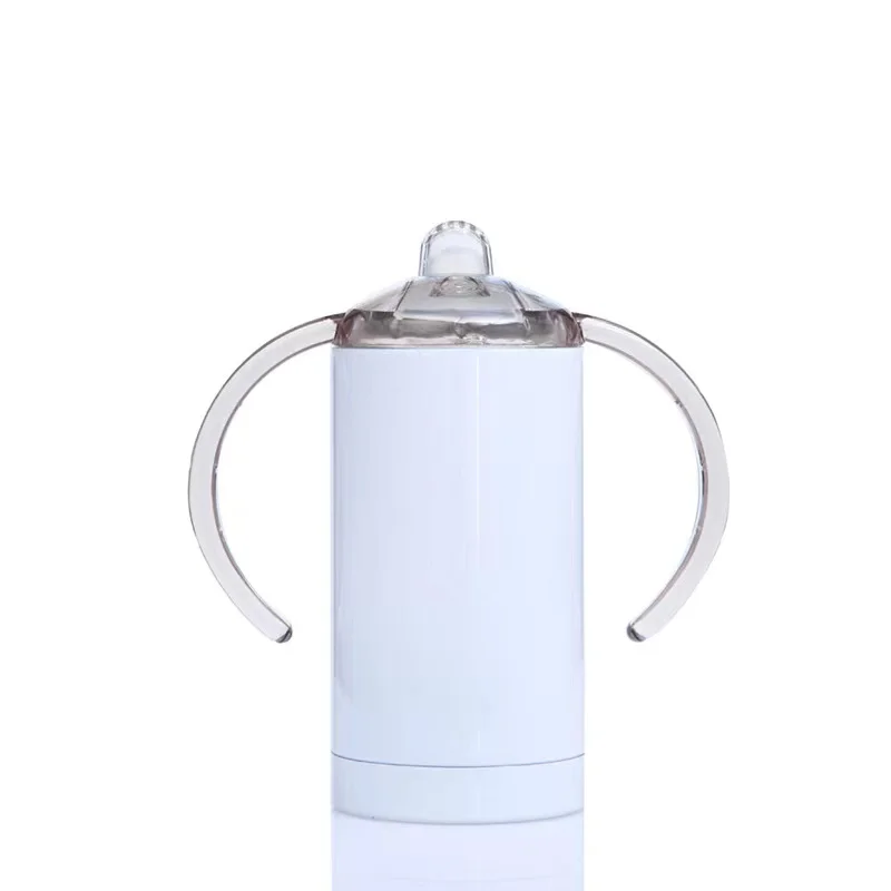 Factory wholesale easy to carry 304 stainless steel sublimation sippy cup