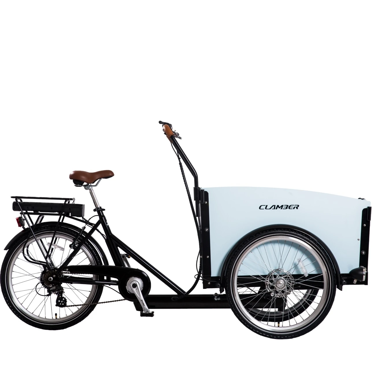 Cargo Bike Tricycle Three Wheel Family Bike Bicycle With Rain Cover