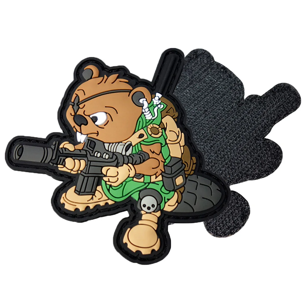 Pvc Patches Custom 3d Soft Rubber Design Clothes Label Badge Patch