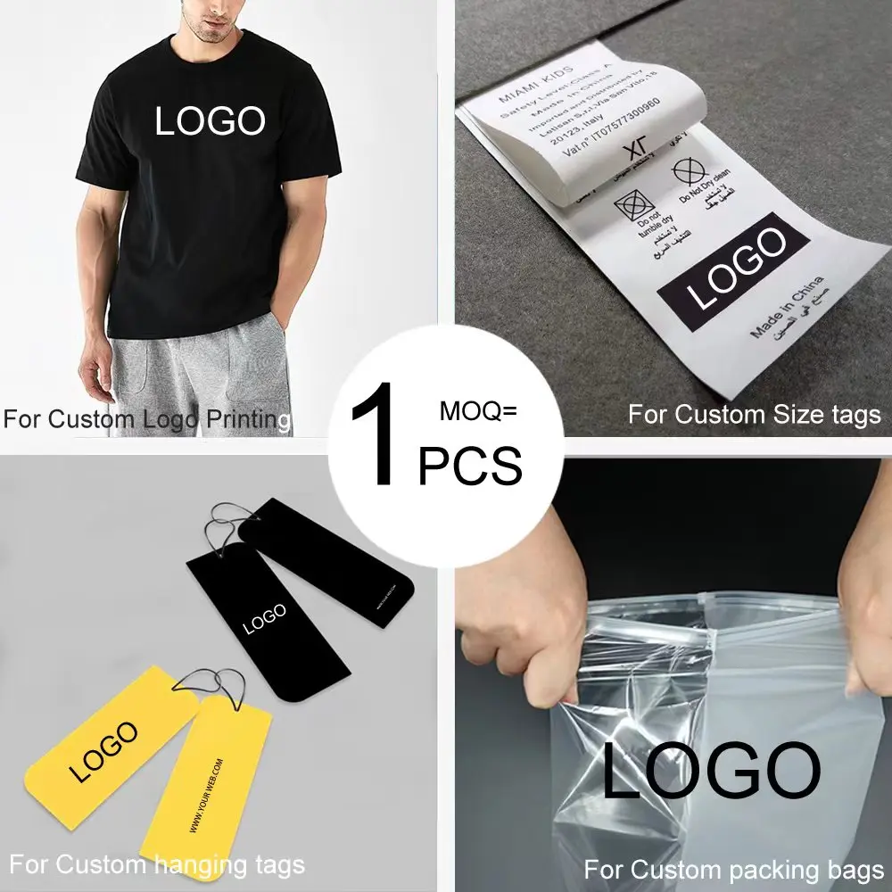 Custom High Quality 100% Cotton 305G Heavyweight Streetwear Round-neck Plus Size Drop Shoulder Plain Blank T-Shirt For Men