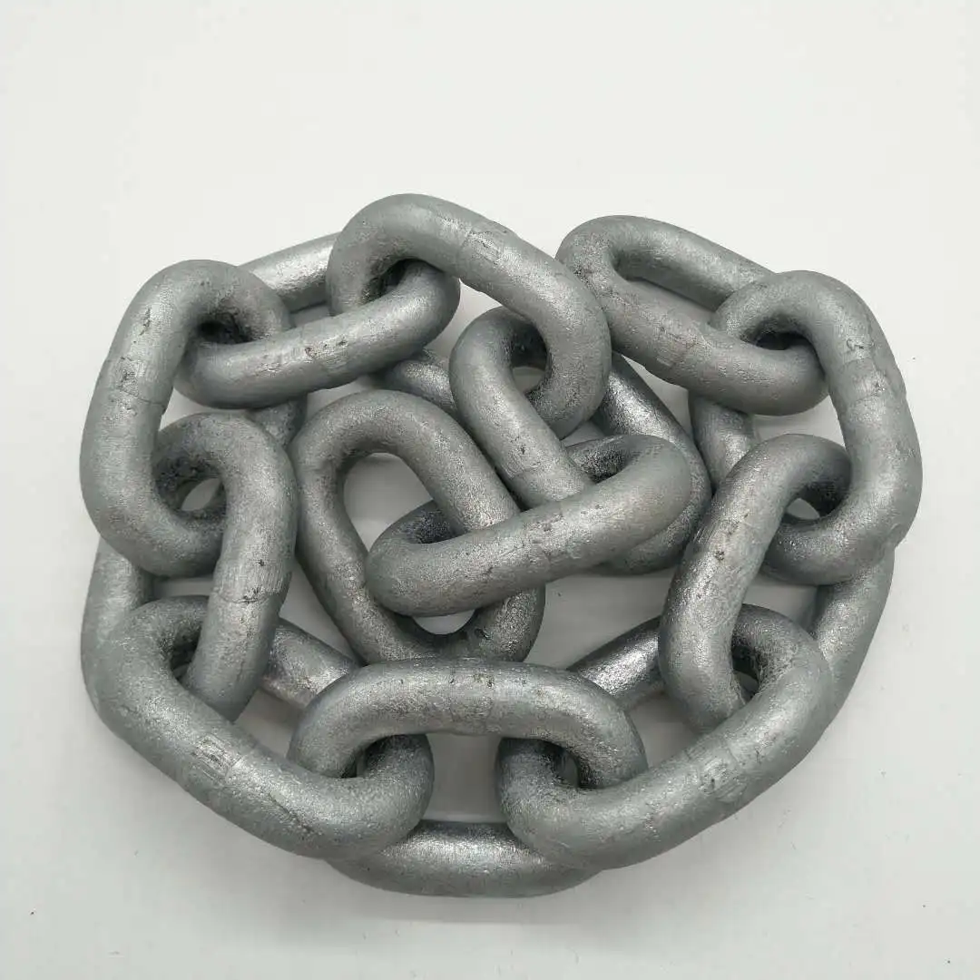 Цепь G80(G63) из высококачественной легированной стали с горячим цинкованием для корабля 14-22 мм