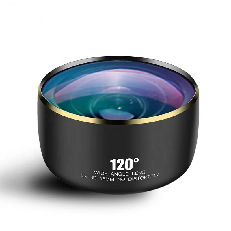 120 градусов высокой четкости без искажений широкий широкоугольный объектив с фокусным расстоянием универсальная линза для мобильных телефонов 16 мм широкоугольный объектив для камеры для наружных осветительных приборов