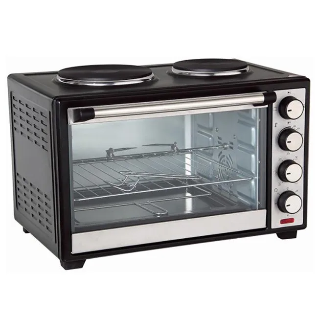 38L electric oven with 2 hot plates