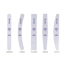 Профессиональные японские розовые пилки для ногтей в виде зебры двухсторонние наборы с напечатанными логотипами