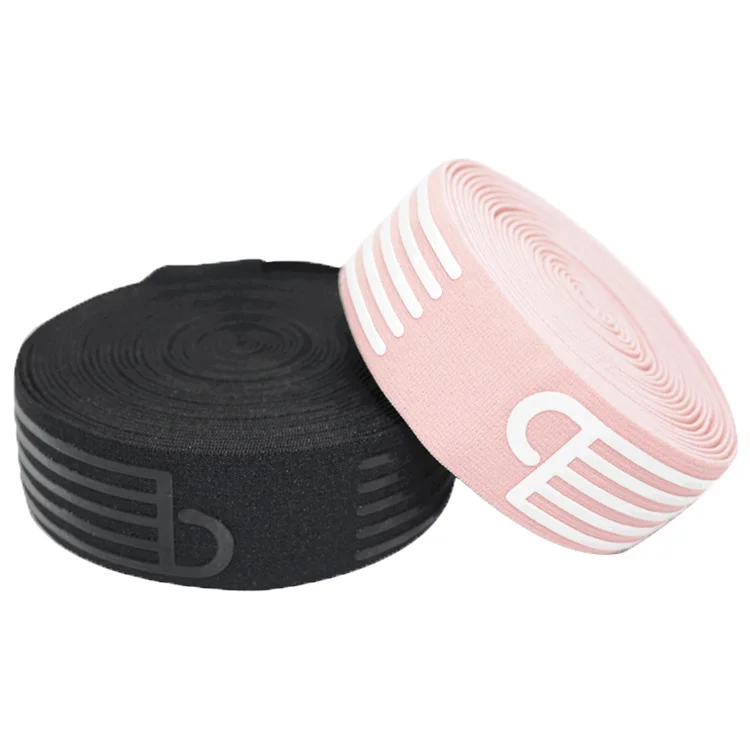 Текстиль на заказ жаккардовая печатная полиэфирная эластичная тесьма 40 мм для нижнего